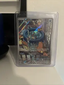 Pokemon TCG Squirtle 148/142 Stellar Crown Illustration Rare Card - Image 2