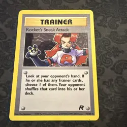 Pokemon TCG Rocket’s Sneak Attack Trainer Card Team Rocket 72/82 - Image 1