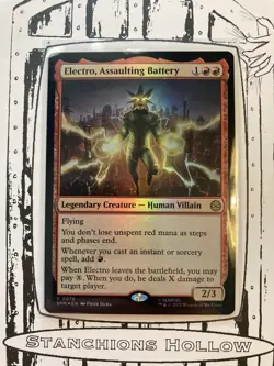 MTG Electro, Assaulting Battery (Foil) - Marvel's Spider-Man (SPM) R 0076 - Image 1