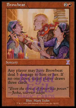 Browbeat 1x FOIL TSS MTG Time Spiral Timeshifted MINT red - Image 1