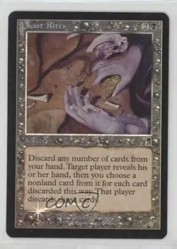 2001 Magic: The Gathering - Odyssey Foil Last Rites - Image 1