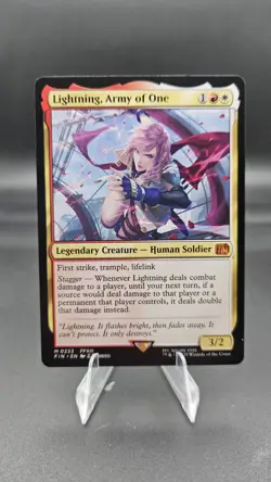 MTG Lightning, Army of One NM-Mint Final Fantasy M0233 - Image 1