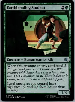 MTG - Earthbending Student - Foil - Avatar: The Last Airbender Eternal #0249 - Image 1