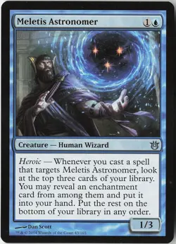 Meletis Astronomer Uncommon Born of the Gods NM/LP MTG - Image 1
