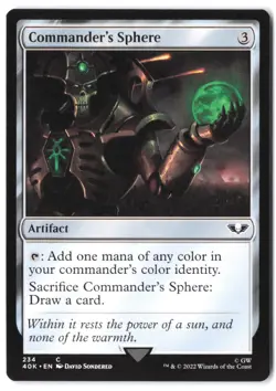 Commander's Sphere 234 MTG 40K NM - Image 1