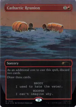 MTG Cathartic Reunion (Rainbow Foil) (45) | NM Foil | Secret Lair Jaws {SLD} - Image 2
