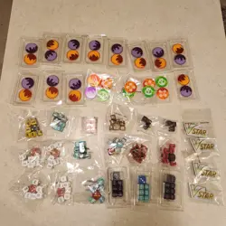 Pokemon TCG Accessories Lot Of Dice, Damage Counters, Metal dice & More - Image 1