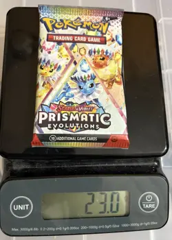 23. g Prismatic Evolutions Pokemon Booster Pack!! Possible Heavy Pack! - Image 2