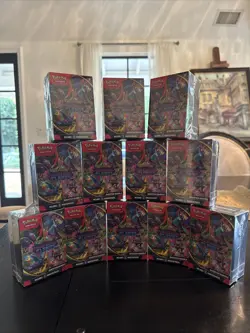 Pokemon TCG: Mega Evolution Phantasmal Flames Booster Bundle Lot of 12 - Image 2
