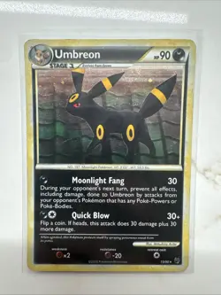 HOLO UMBREON - Undaunted Series POKEMON Holo 10/90 - Image 1