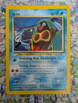Jynx 31/64 Neo Revelation LP/MP Vintage WOTC - Pokemon TCG - Image 1