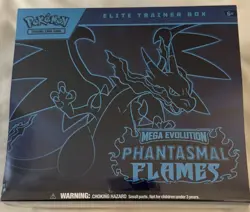 Pokemon Mega Evolution Phantasmal Flames Elite Trainer Box ETB Sealed - Image 1
