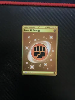 Basic Fighting Energy Gold Pokemon Scarlet & Violet Base 258/198 NM - Image 1