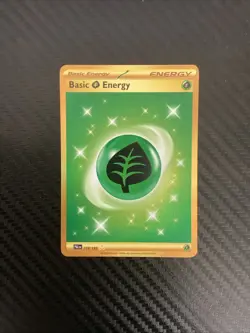 Pokemon Paldea Evolved BASIC GRASS ENERGY 278/193 Gold Hyper Rare NM - Image 1