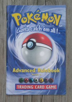 1999 Pokemon TCG ADVANCED RULEBOOK VERSION 1 - *Rulebook Only* - Image 1