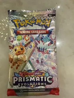 Pokemon TCG Scarlet and Violet Prismatic Evolutions Booster Pack Sealed X1 - Image 1