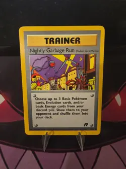 Nightly Garbage Run 77/82 Pokemon TCG Team Rocket Uncommon LP - Image 1