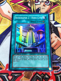 Skyscraper 2 - Hero City ston-en048 1st Edition (LP/MP) Super Rare Yu-Gi-Oh! - Image 1