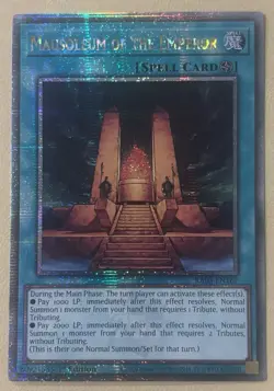 Mausoleum of the Emperor Yu-Gi-Oh! RA03-EN167 1st Quarter Century Secret Rare - Image 1