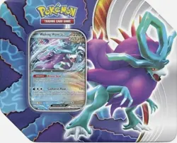Pokemon Trading Card Games Paradox Destinies Walking Wakes ex Tin "IN HAND" - Image 1