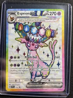 Umbreon EX 176 & Espeon EX 175 Promo Cards Prismatic Evolutions NM. - Image 2