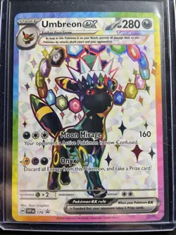 Umbreon EX 176 & Espeon EX 175 Promo Cards Prismatic Evolutions NM. - Image 4