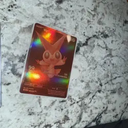Victini 171/086 SV: Black Bolt Holo Red Black White Rare Pokemon Card (NM) - Image 5