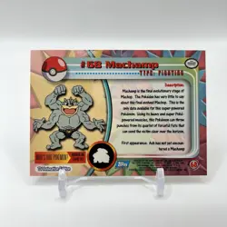 Machamp Choose your Pokemon The Movie Card (Topps) 1995-1999 - Image 2