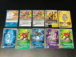 Digimon Card Game Lot (40+) Holo Rares Chaosmon Seraphimon SkullGreymon BT Sets - Image 3