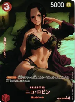 NICO ROBIN ONE PIECE Holographic Custom Art Goddess Story Anime Collectible Card - Image 1
