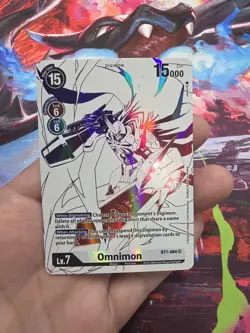 Ghost Omnimon BT1-084 SR Super Rare Foil Digimon Card Double Diamond BT06 - Image 1