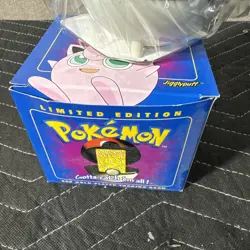 1999 Burger King Pokemon Jigglypuff 23K Gold Plated Card Blue Box SEALED - Image 2
