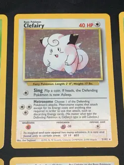 Vintage Rare Holo Pokemon Card Lot WOTC Base Jungle Fossil Nidoking & Nidoqueen - Image 3
