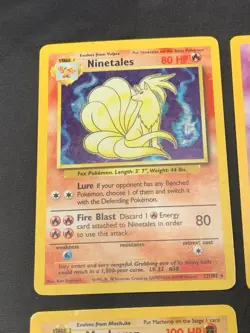 Vintage Holo Rare Pokemon Cards WOTC 1999 Base Set, Fossil, Jungle MP/HP Mewtwo - Image 2