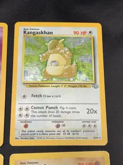 Vintage Holo Rare Pokemon Cards WOTC 1999 Base Set, Fossil, Jungle MP/HP Mewtwo - Image 4
