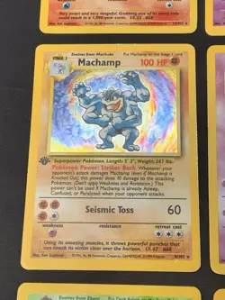 Vintage Holo Rare Pokemon Cards WOTC 1999 Base Set, Fossil, Jungle MP/HP Mewtwo - Image 5