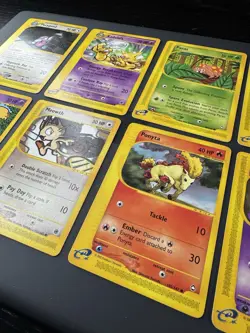 Lot of 8 Vintage Pokemon Cards - e Reader 2002 - LP-HP - Image 4