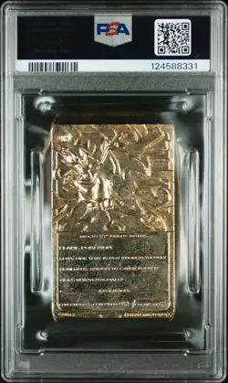 1999 BURGER KING POKEMON GOLD CARDS CHARIZARD PSA 5 - Image 2