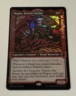 MTG Magda, Brazen Outlaw (Showcase) Kaldheim Foil - Image 1