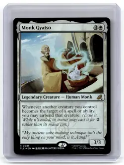 MTG Magic The Gathering Avatar Monk Gyatso Eternal Foil - Image 1