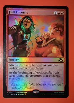 MTG, AETHERDRIFT: FULL THROTTLE, RARE, 0127, FOIL FINISH , NM - Image 1