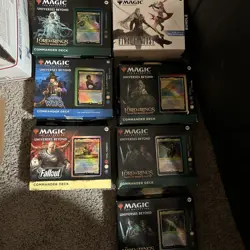 MTG Sealed Box Lot-6 Commander Decks-1 bundle - Image 1