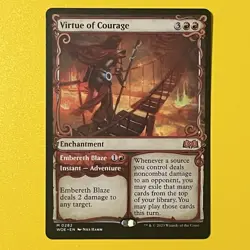 Virtue of Courage | Showcase | M | 282 | Wilds Of Eldraine | Magic The Gathering - Image 1