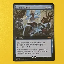 Asinine Antics | Extended Art | M | 330 | WOE | Magic: The Gathering - Image 1