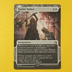 Karmic Justice | R | 7 | Wilds of Eldraine: Enchanting Tales | MTG - Image 1
