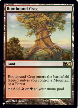 MTG Rootbound Crag Normal NM The List Reprints Magic 227/249 - Image 1