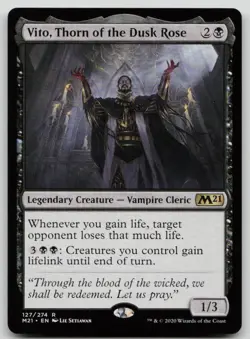 Vito, Thorn of the Dusk Rose R Core Set 2021 127 NM - Image 1