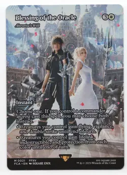 MTG: Magic FINAL FANTASY - Blessing of the Oracle - Akroma's Will (Showcase) - Image 1