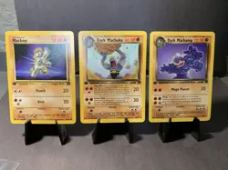 Pokemon TCG Dark Machamp Evolution Line 27/82 1st Edition WOTC VTG Team Rocket - Image 1