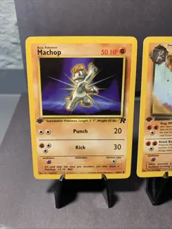 Pokemon TCG Dark Machamp Evolution Line 27/82 1st Edition WOTC VTG Team Rocket - Image 2